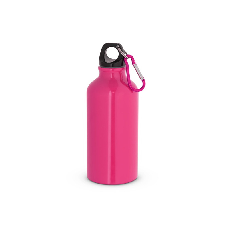 Hliníková fľaša s karabínou (400 ml)