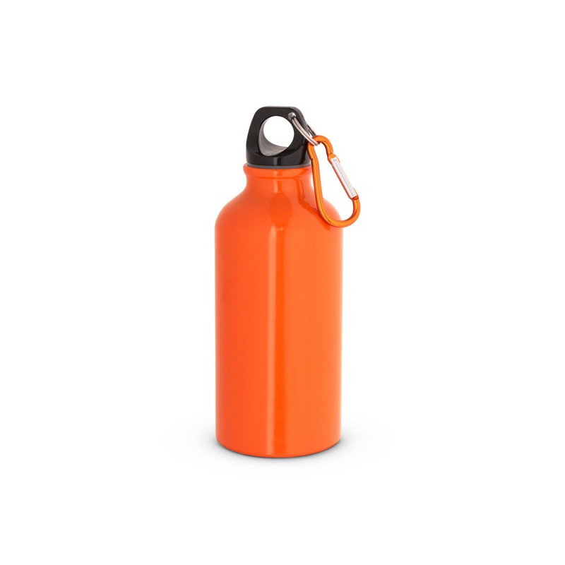 Hliníková fľaša s karabínou (400 ml)