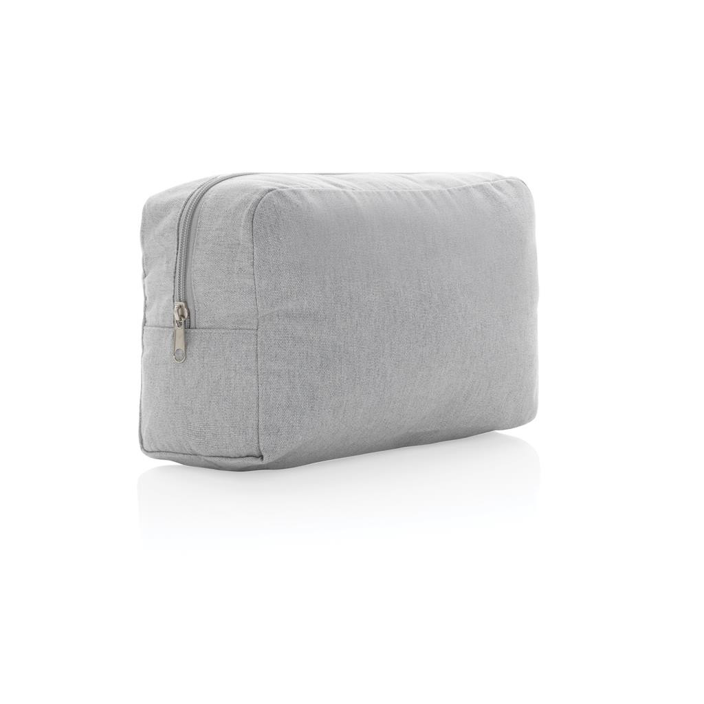 Nefarbená toaletná taška Impact z 285g recykl. canvas