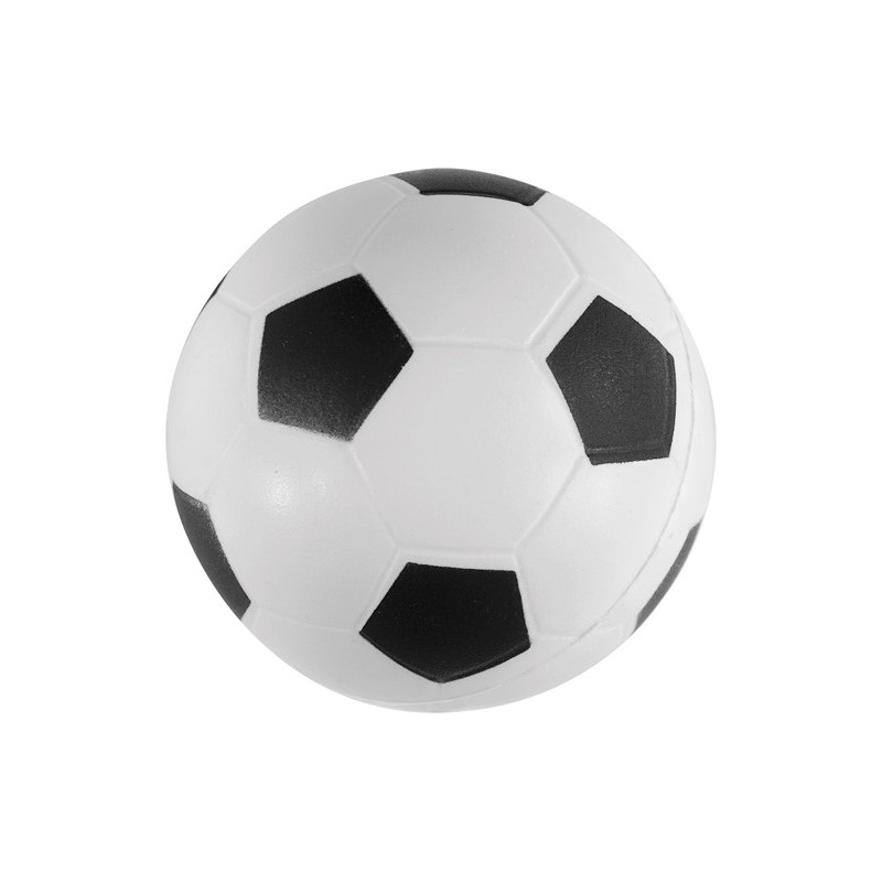 Antistresová futbalová loptička, black/ biela