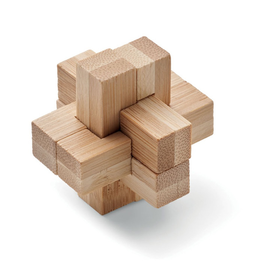 Bambusový hlavolam "Puzzle"