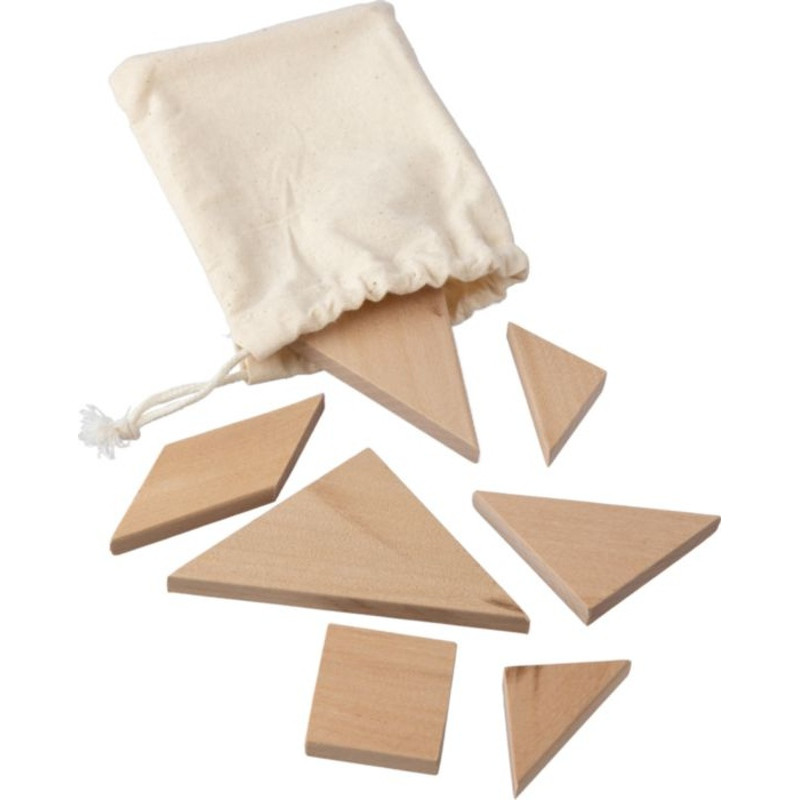 Drevené tangram puzzle