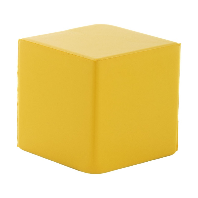Antistresová kocka CUBIX, žltá