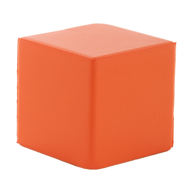 Antistresová kocka CUBIX, oranžová