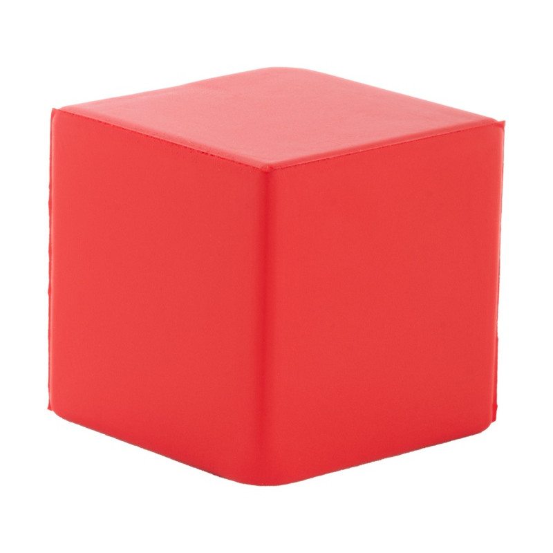 Antistresová kocka CUBIX, červená
