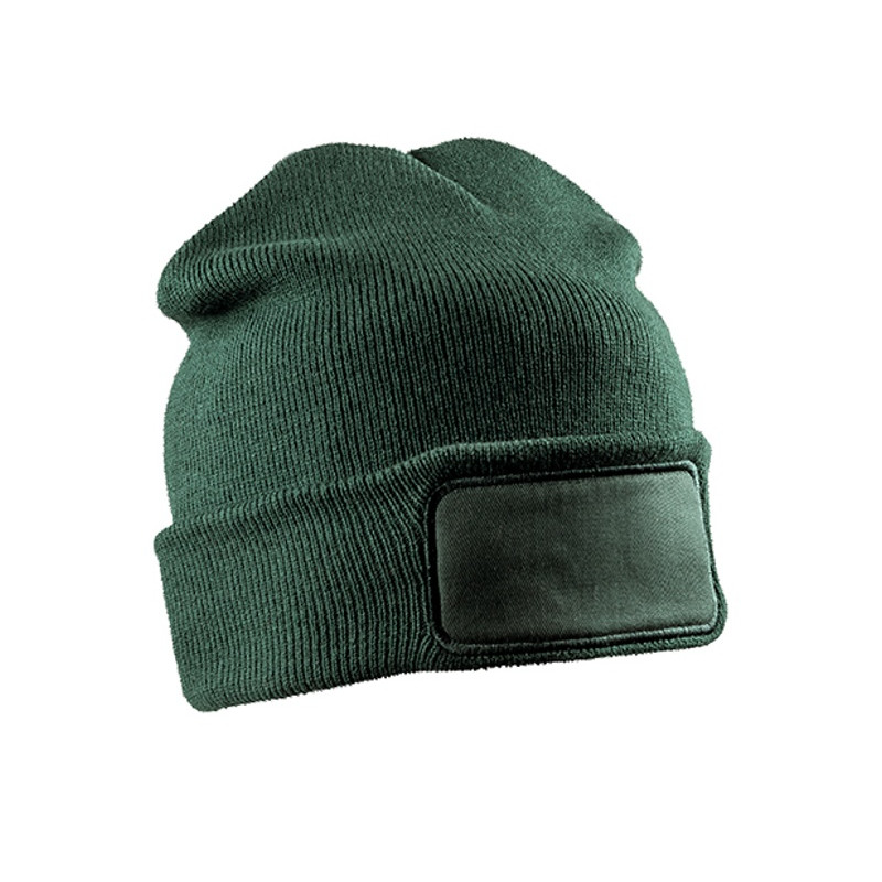 Recycled Double Knit Printers Beanie