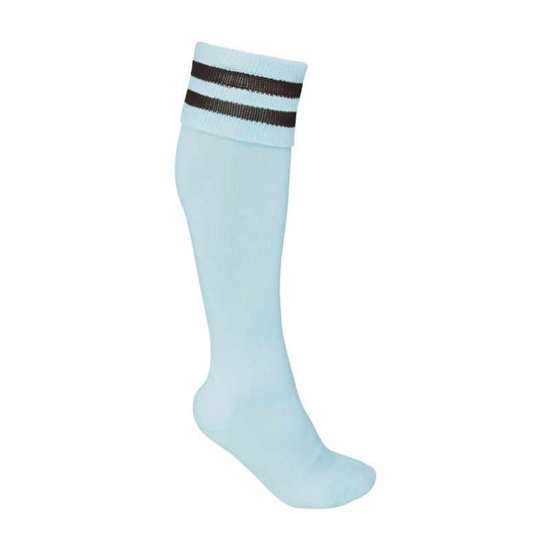 STRIPED SPORTS SOCKS, ice mint/ tmavosivá, 47/50