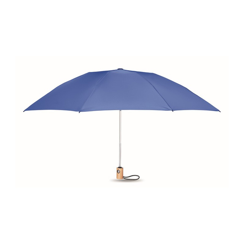 Plnoautomatický skladací dáždnik z RPET LEEDS (107 cm)