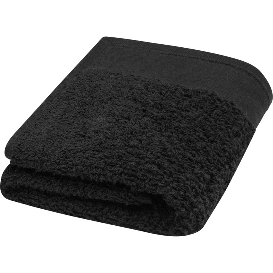 Bavlnený uteráčik 30x50 cm, 550 g/m2, čierna