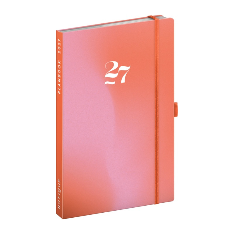 Planbook diár/notes Korál 2027
