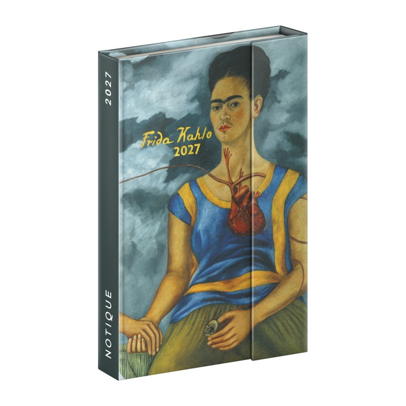 Týždenný magnetický diár Frida Kahlo 2027