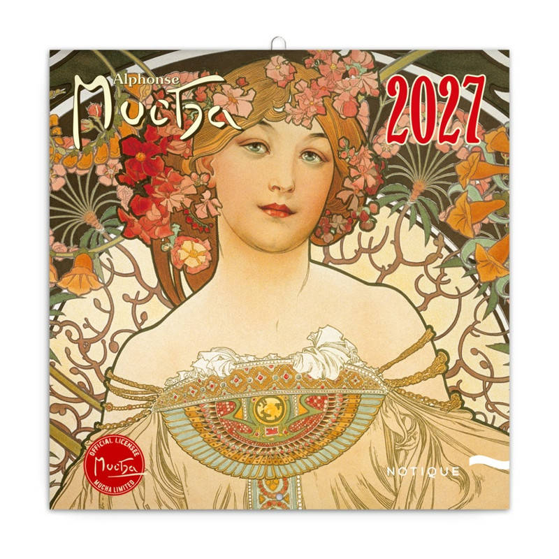 Poznámkový Alfons Mucha