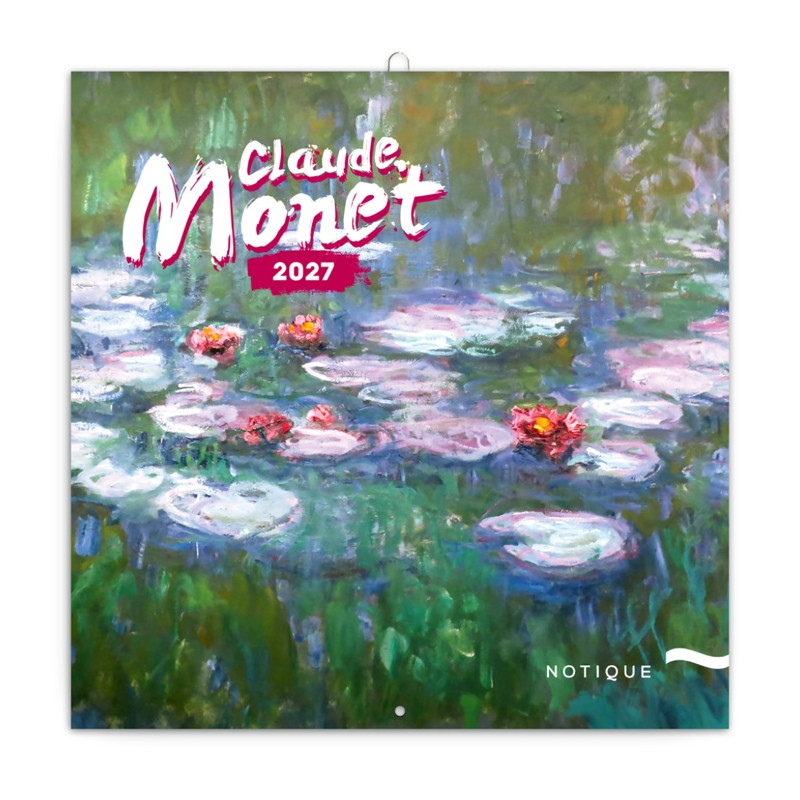 Poznámkový Claude Monet
