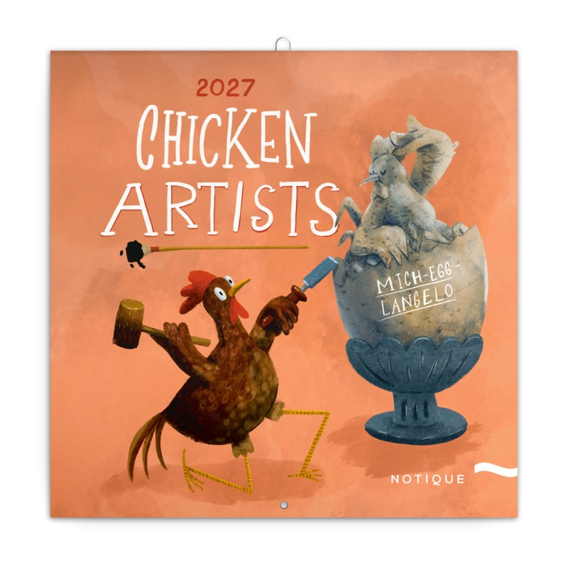 Poznámkový Chicken Artists