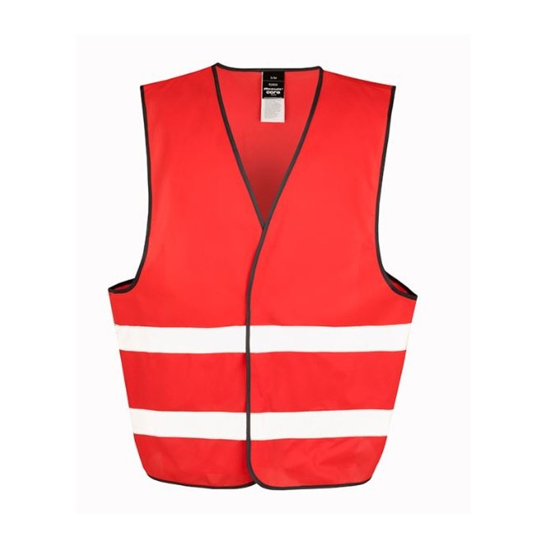 HI-VIS SAFETY VEST, červená, S/M (48)