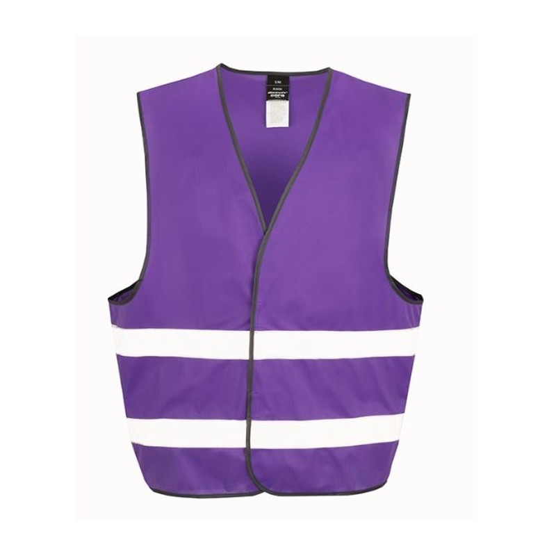 HI-VIS SAFETY VEST, fialová, S/M (48)