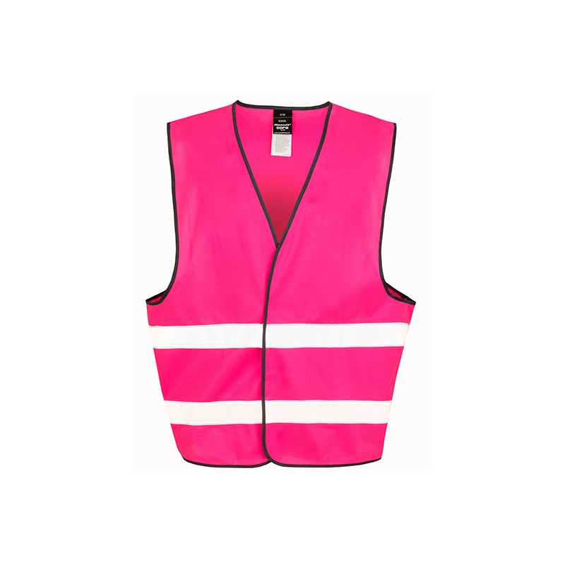 HI-VIS SAFETY VEST, fluorescent ružová, 2XL/3XL (61)
