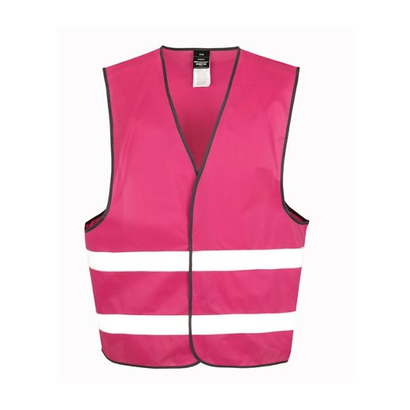 HI-VIS SAFETY VEST, raspberry