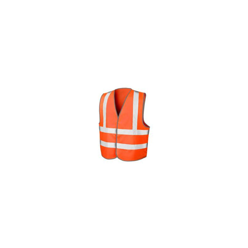 High Vis Motorway Vest, fluorescent oranžová, L/XL