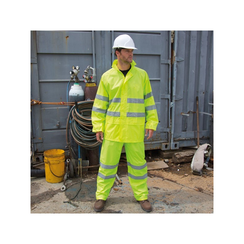 High Vis Waterproof Suit