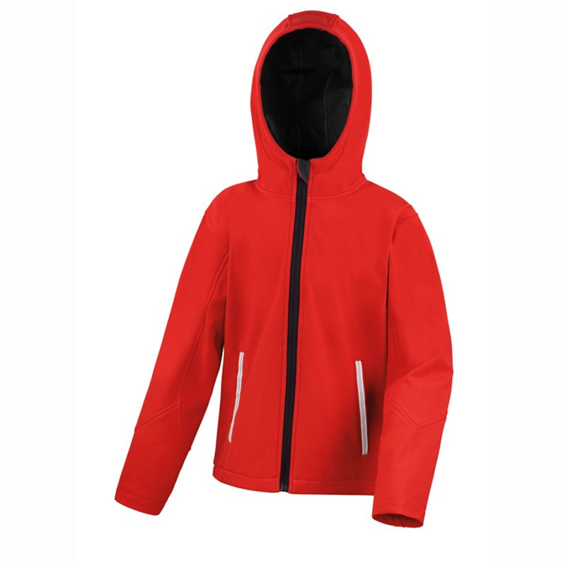 Junior TX Performance Hooded Soft Shell Jacket