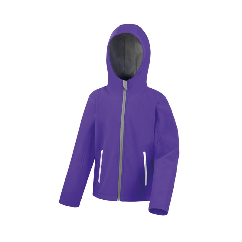 Junior TX Performance Hooded Soft Shell Jacket
