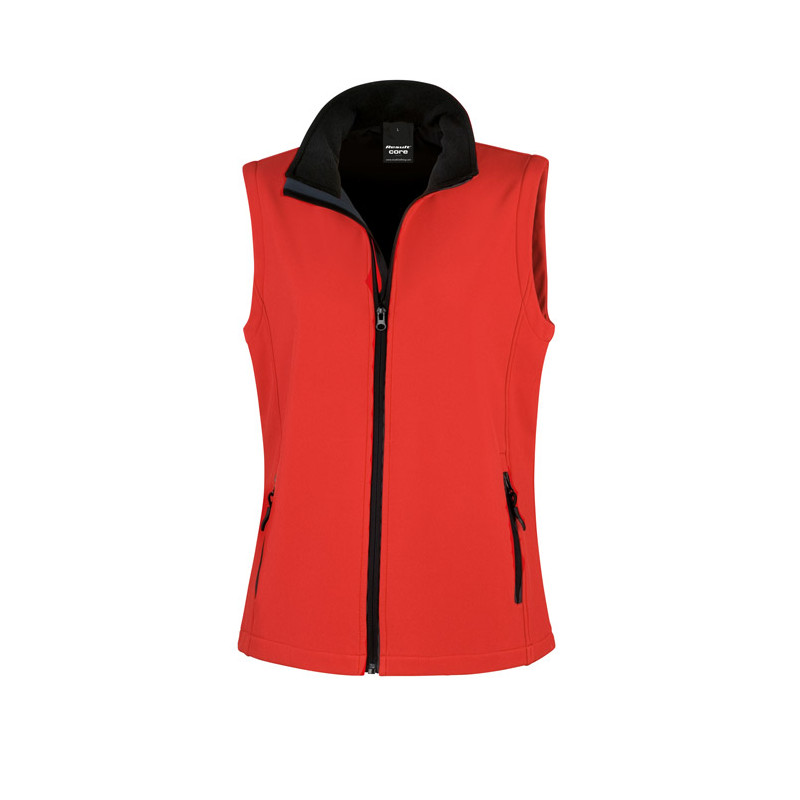Ladies` Printable Soft Shell Bodywarmer