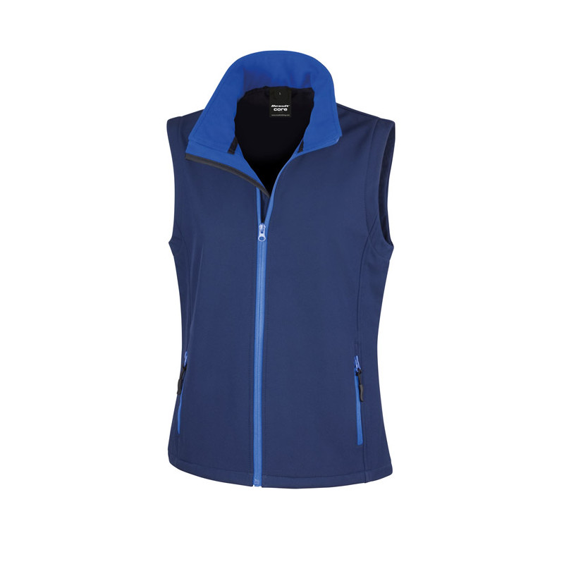 Ladies` Printable Soft Shell Bodywarmer