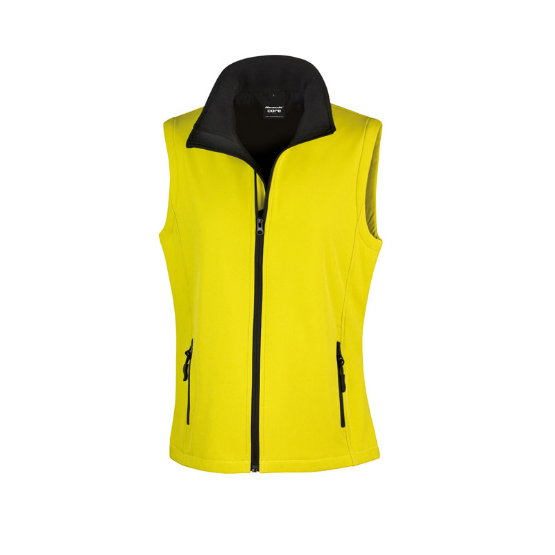 Ladies` Printable Soft Shell Bodywarmer