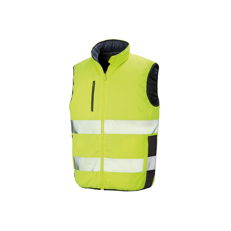 Reversible Soft Padded, fluorescent yellow/ tmavomodrá, L