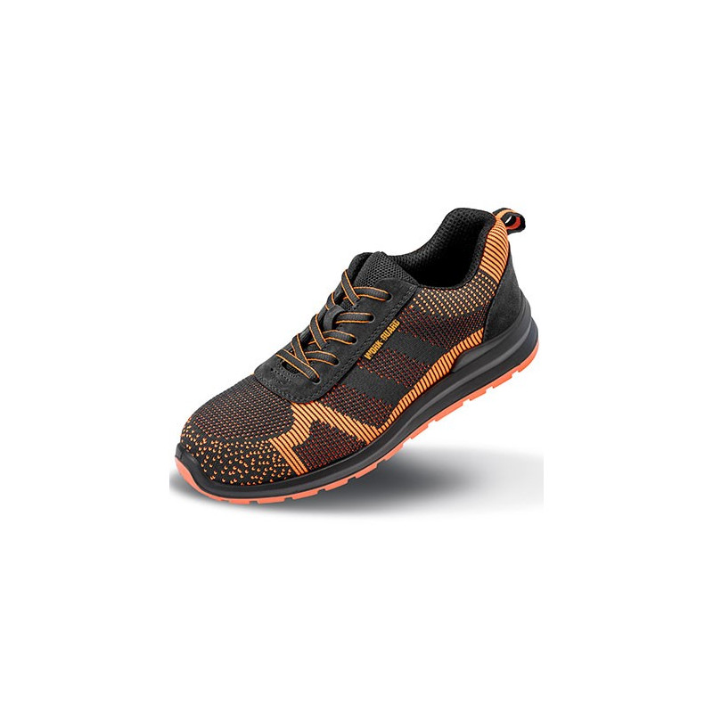 Unisex Hardy Safety Trainer, black/ oranžová, 38 (5)