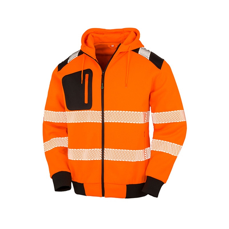 Zipped Safety Hoody