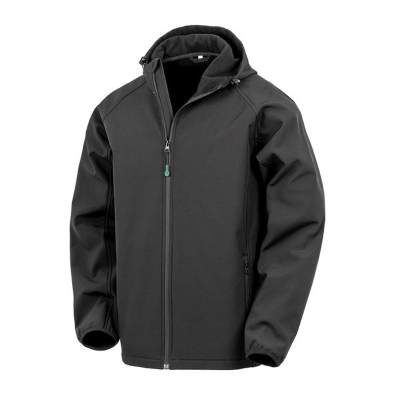Men's 3-Layer Printable Hooded Softshell Jacket