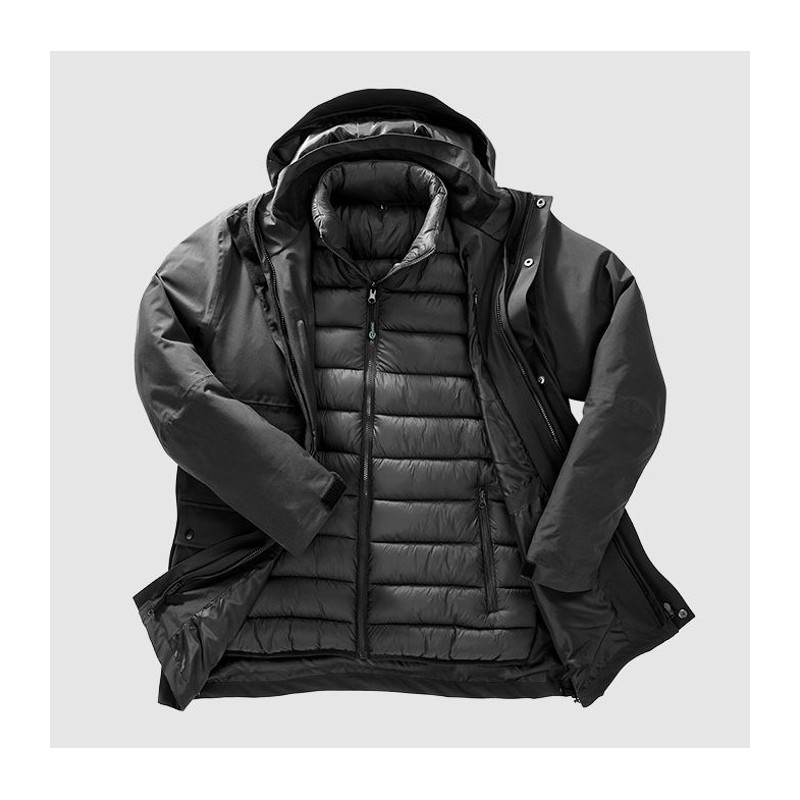 Recycled 3-In-1 Padded Ripstop Jacket