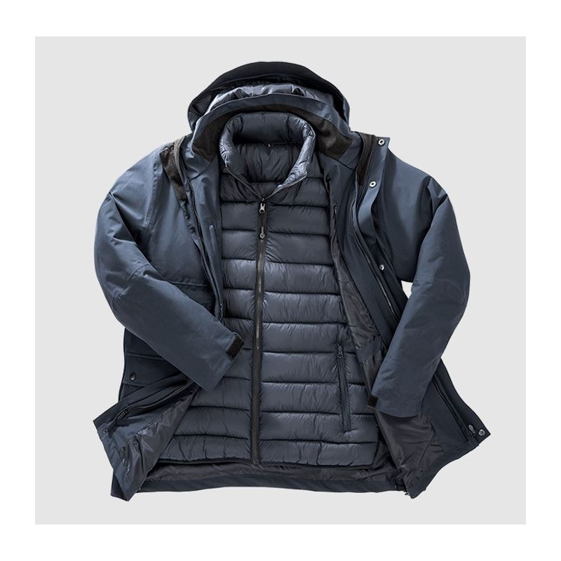 Recycled 3-In-1 Padded Ripstop Jacket