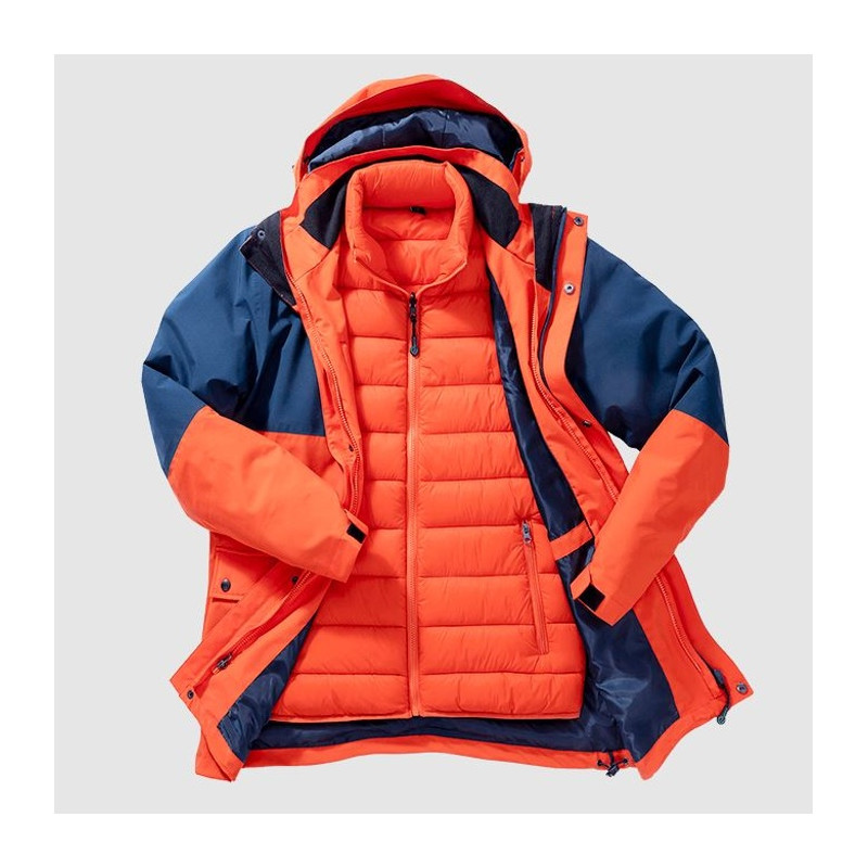 Recycled 3-In-1 Padded Ripstop Jacket