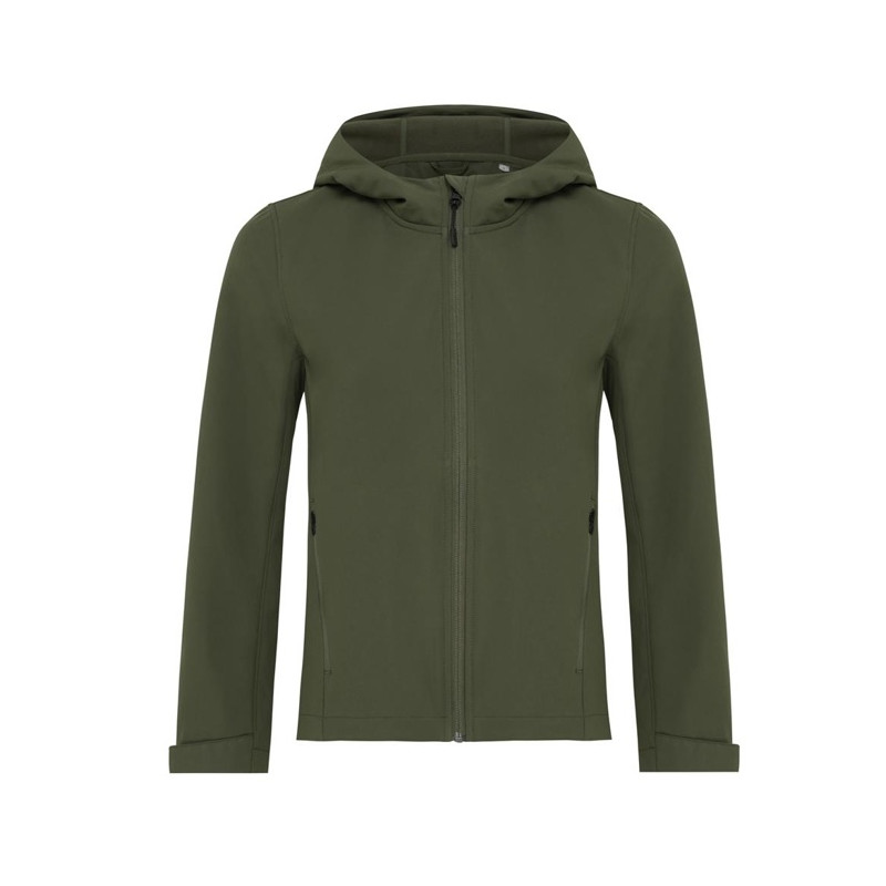 Dámska softshellová bunda Iqoniq Makalu, khaki, 2XL