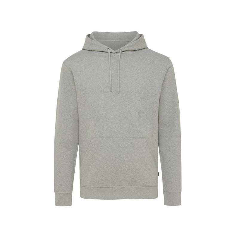 T9401 Nefarbená mikina s kapucňou Iqoniq, heather sivá, M